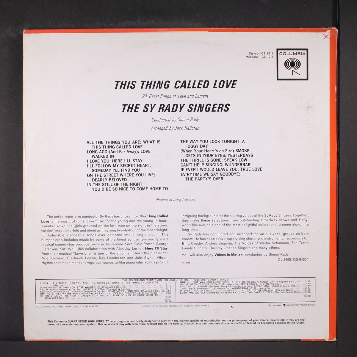 this thing called love by SY RADY SINGERS