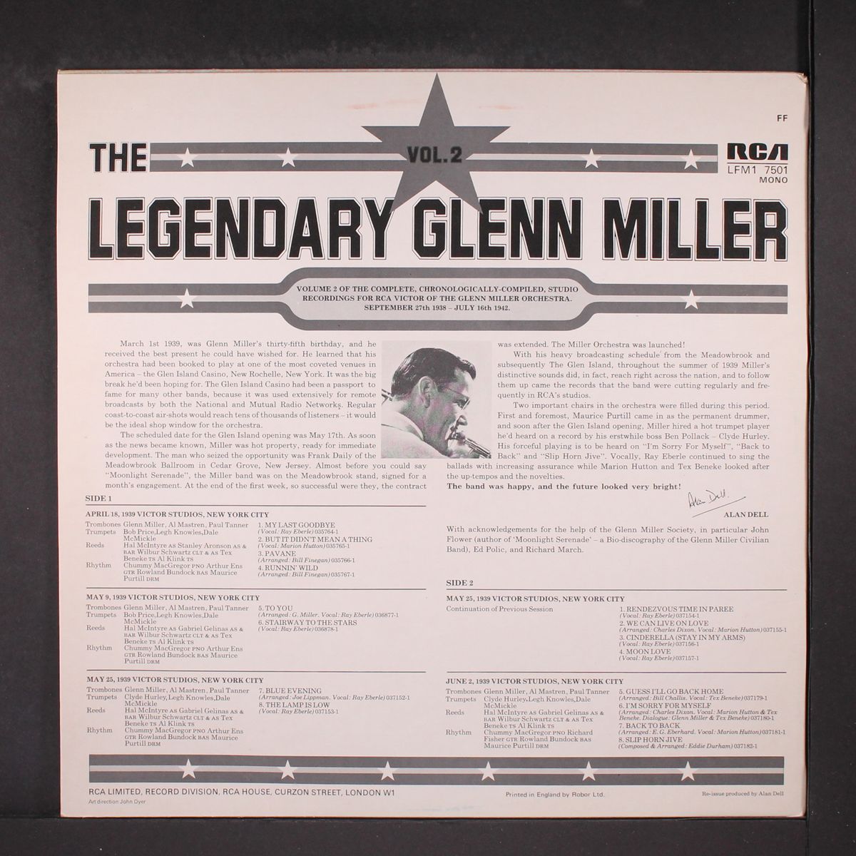 the legendary, vol. 2 by GLENN MILLER