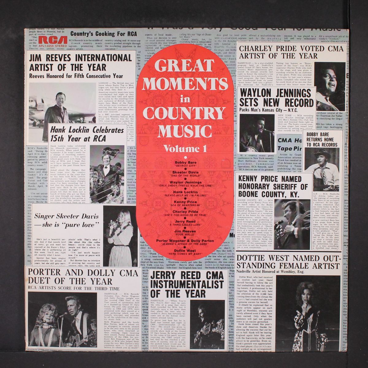 great moments in country music, vol. 1 by VARIOUS