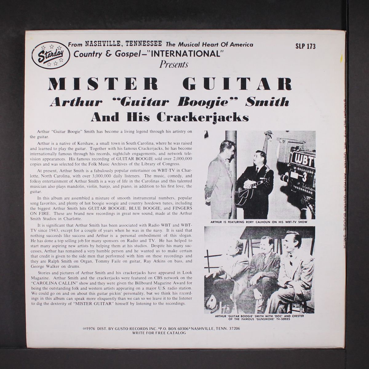 mister guitar by ARTHUR "GUITAR BOOGIE" SMITH
