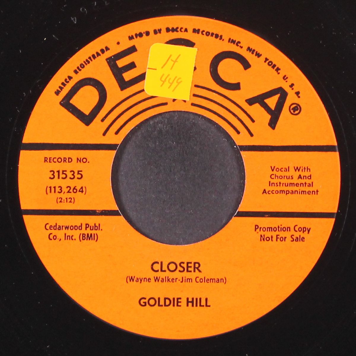 closer / still wanting you by GOLDIE HILL