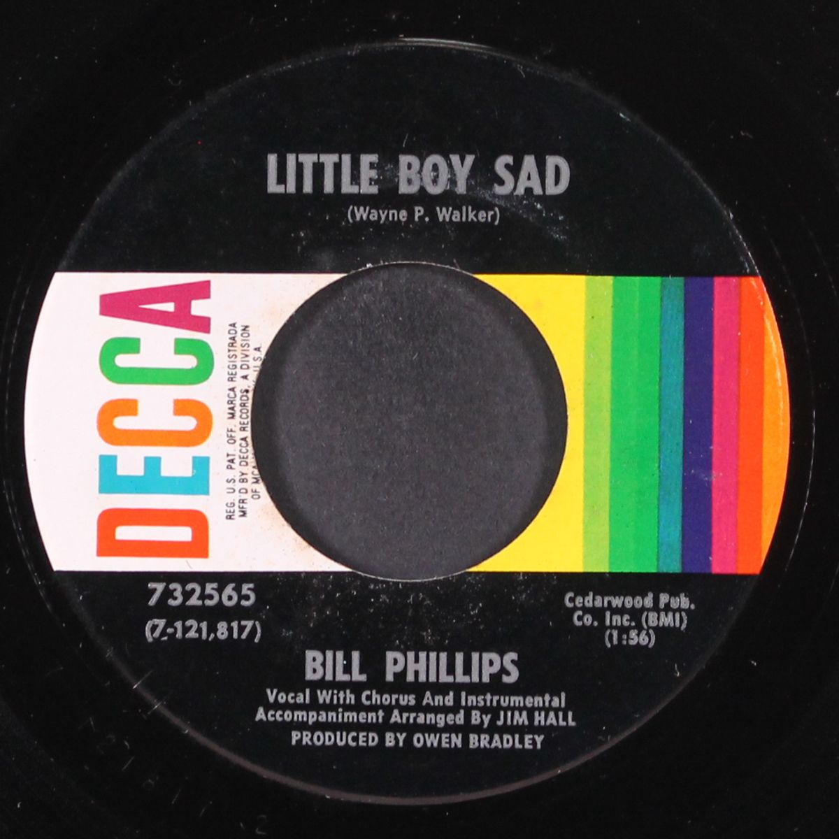 little boy sad / i'm living in two worlds by BILL PHILLIPS