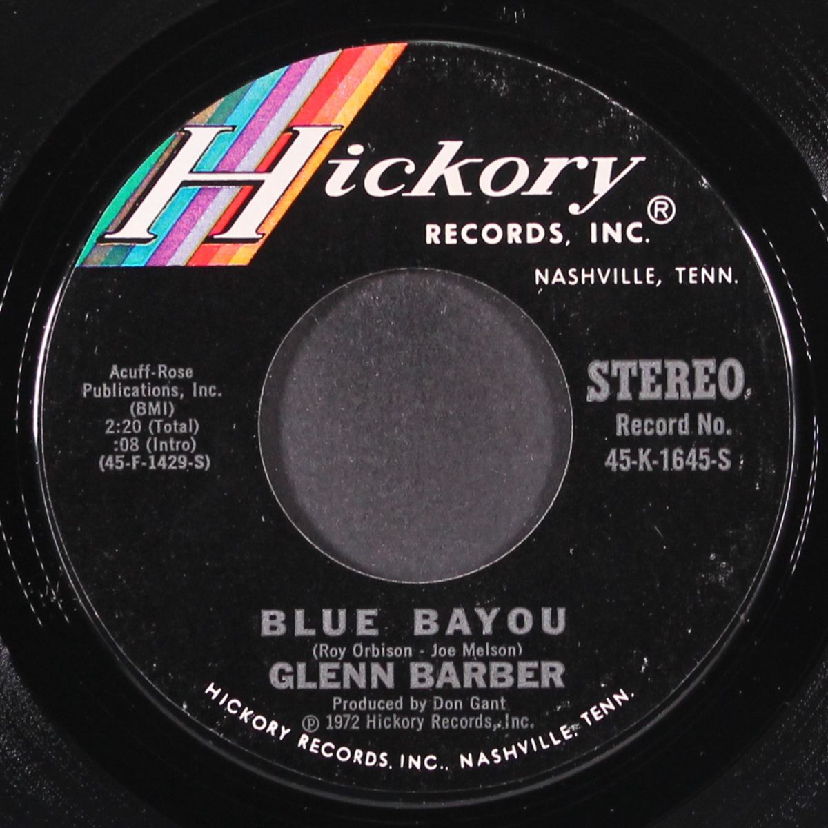 unexpected goodbye / blue bayou by GLENN BARBER
