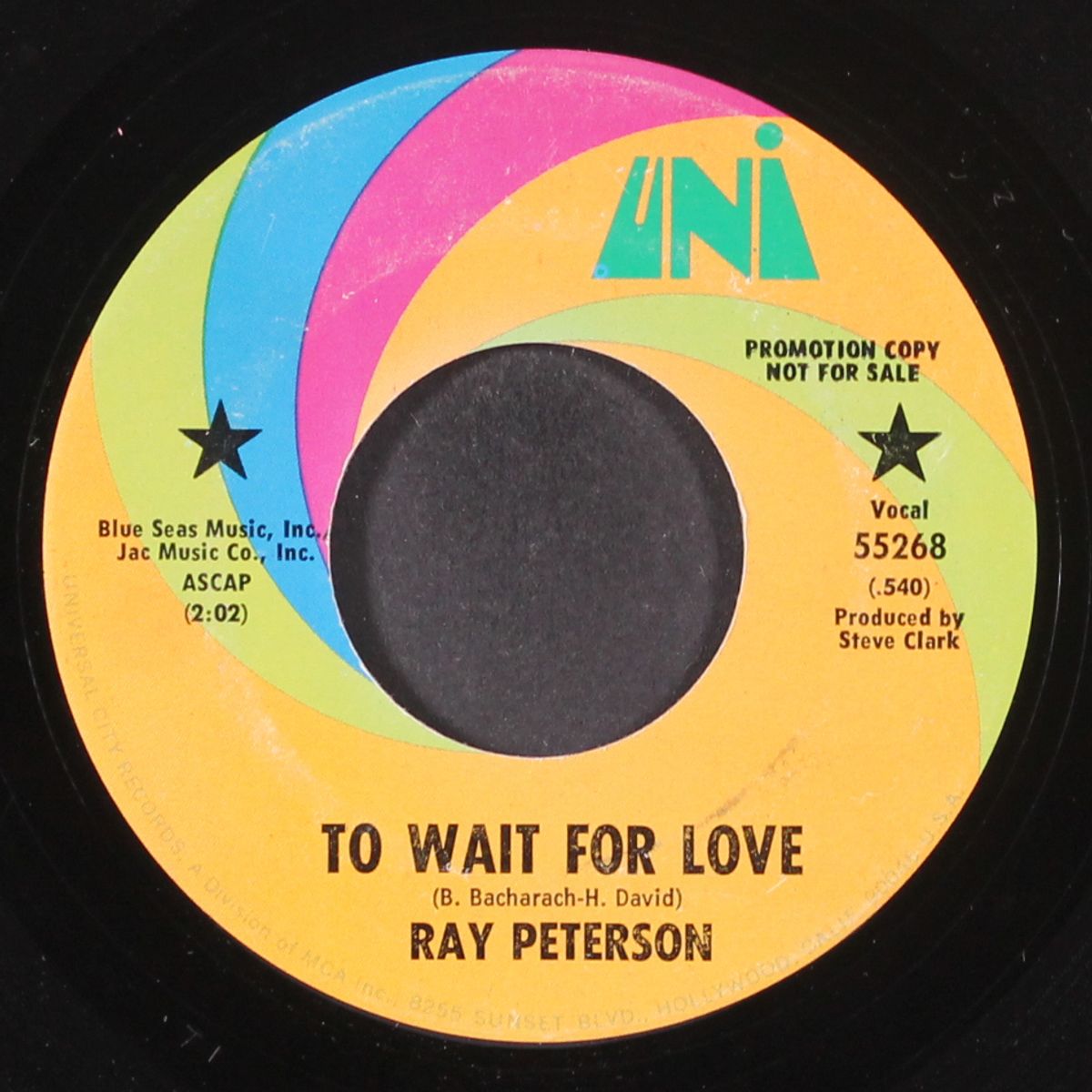 tell laura i love her / to wait for love by RAY PETERSON