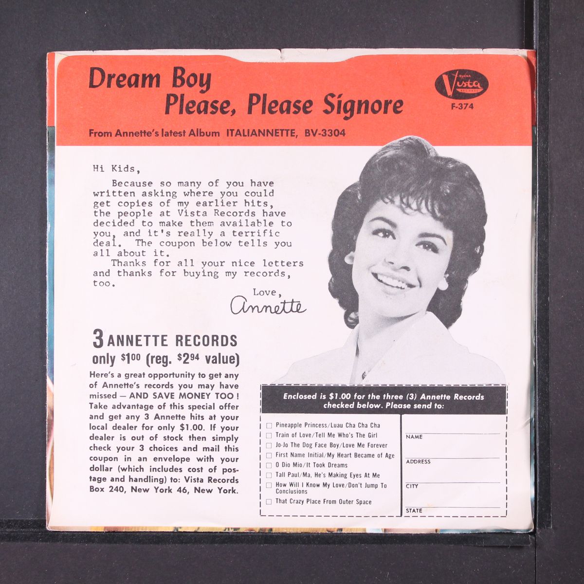 dream boy by ANNETTE