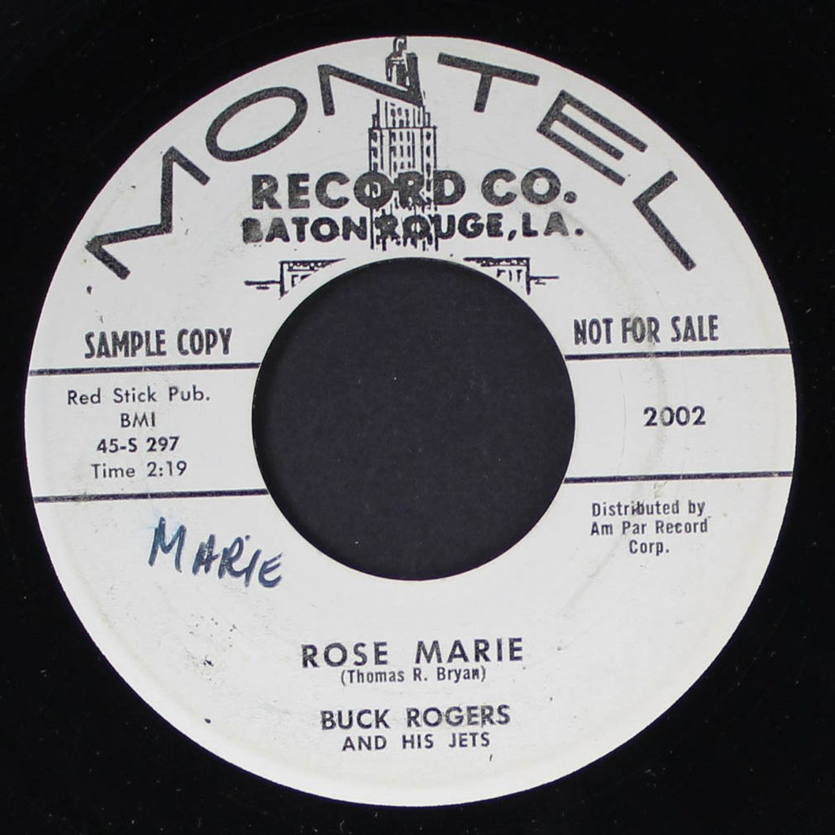 crazy baby / rose marie by BUCK ROGERS