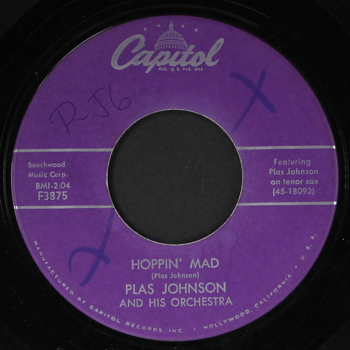 popcorn / hoppin' mad by PLAS JOHNSON