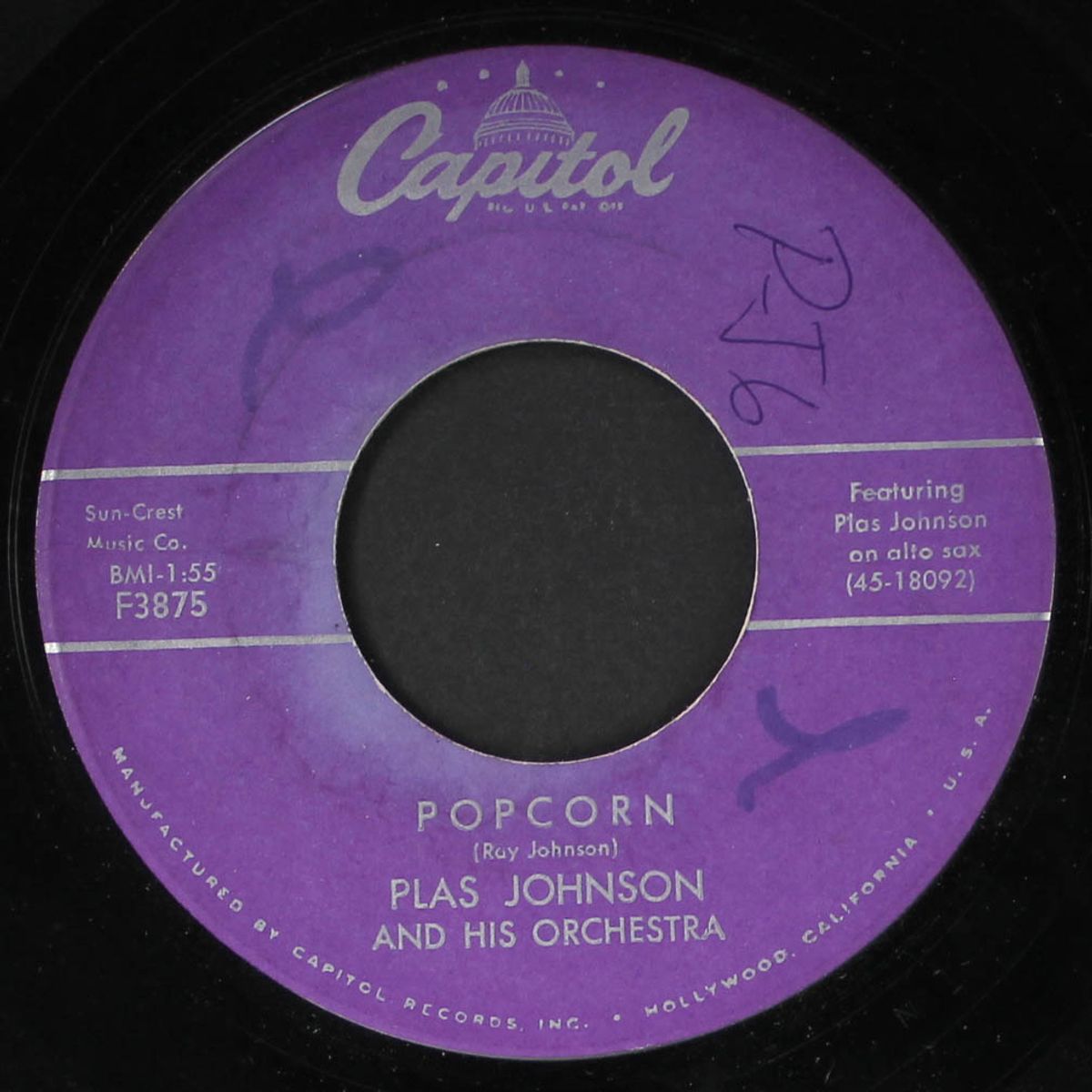 popcorn / hoppin' mad by PLAS JOHNSON