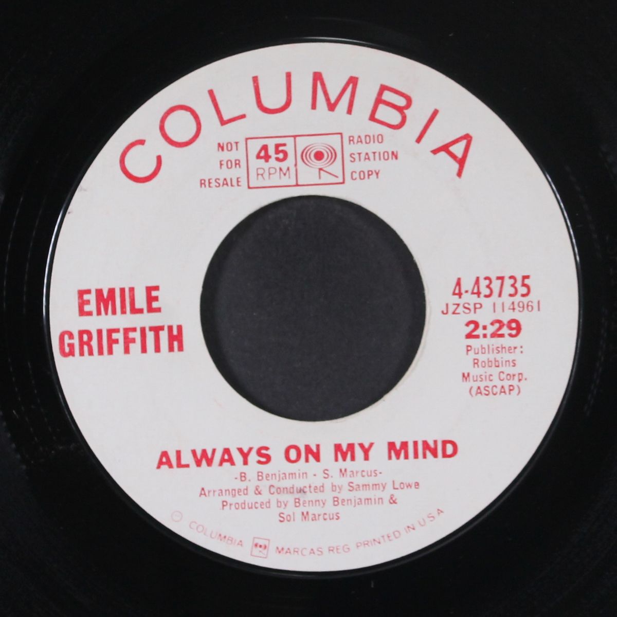 a little bit more / always on my mind by EMILE GRIFFITH