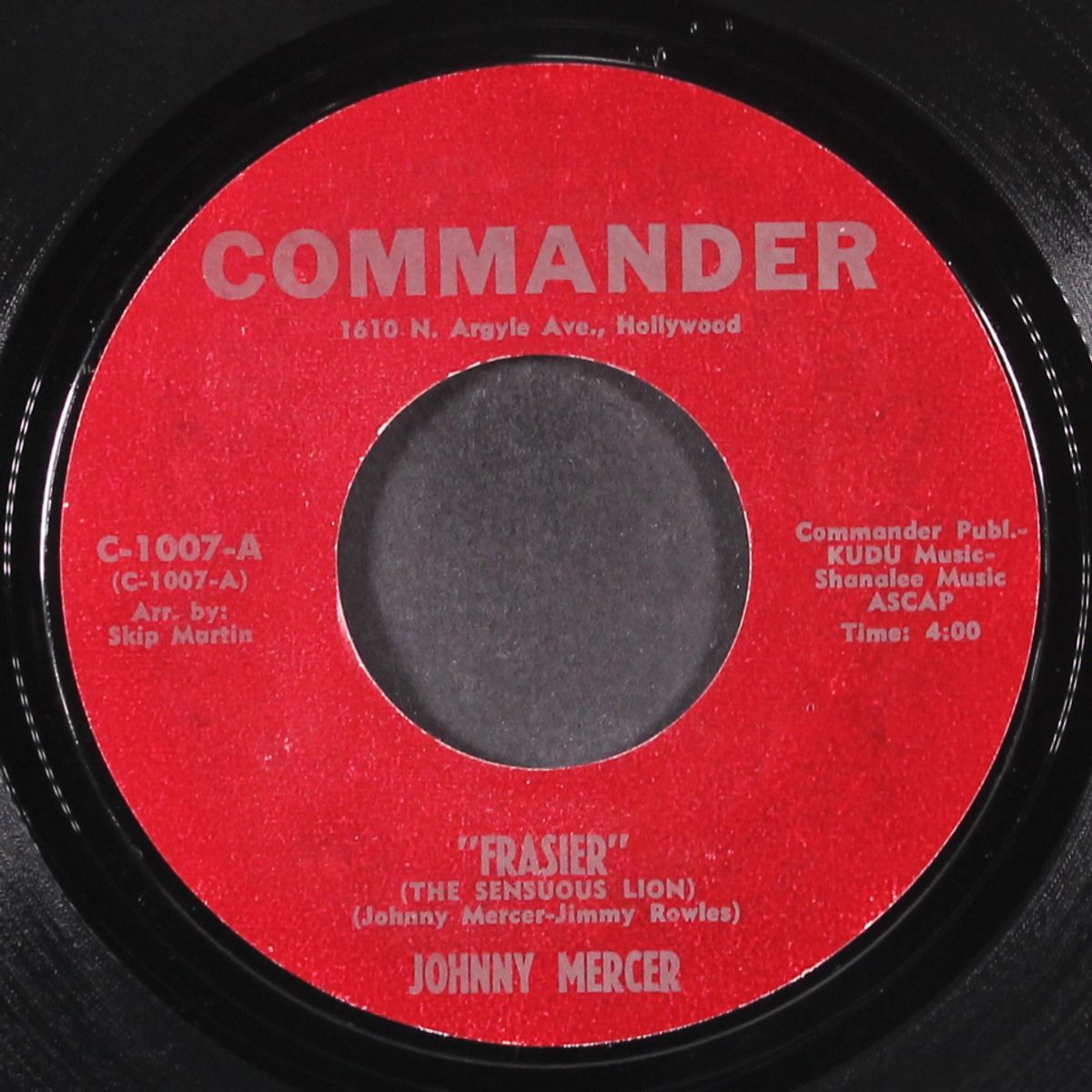 frasier / rock in a weary land by JOHNNY MERCER