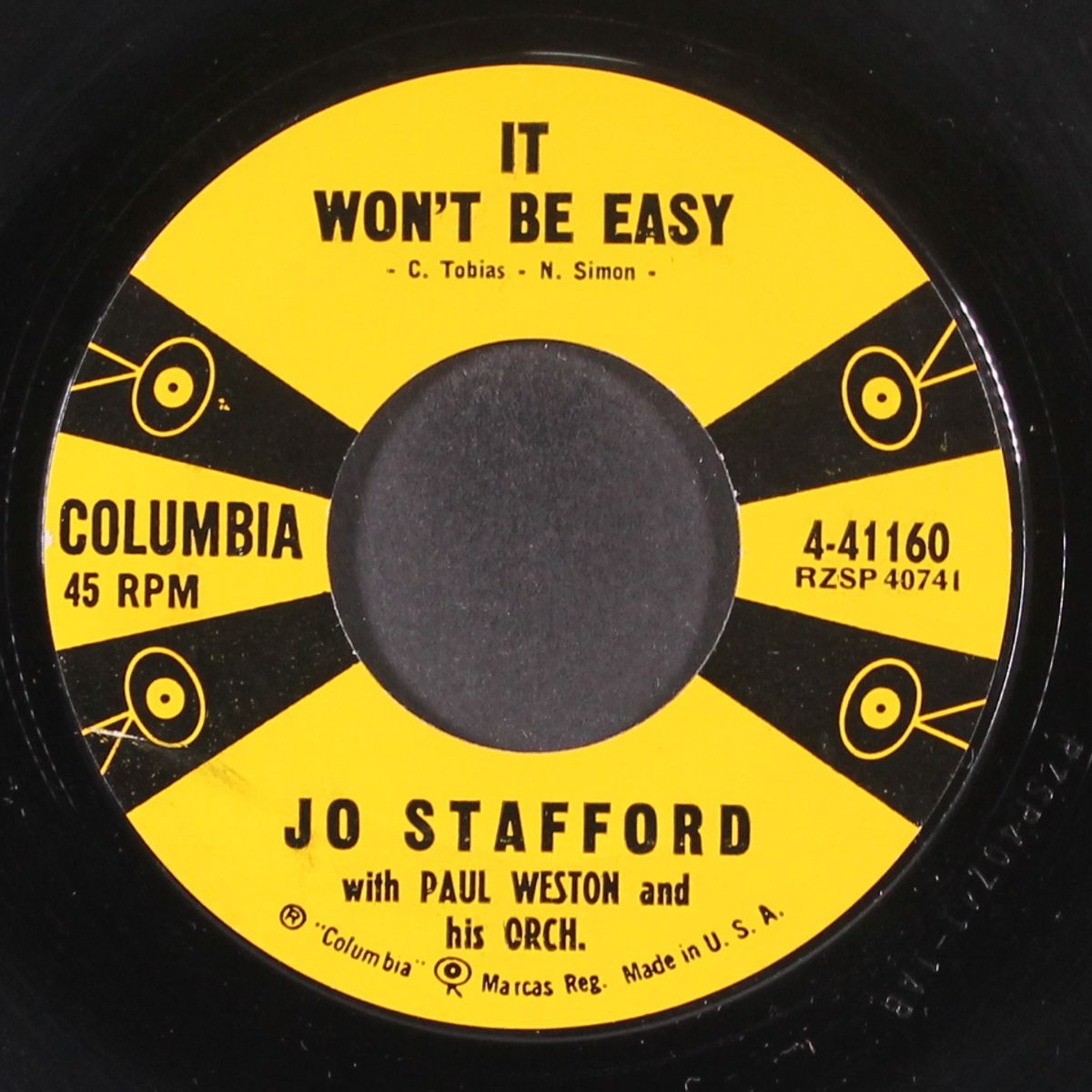 i may never pass this way again / it won't be easy by JO STAFFORD