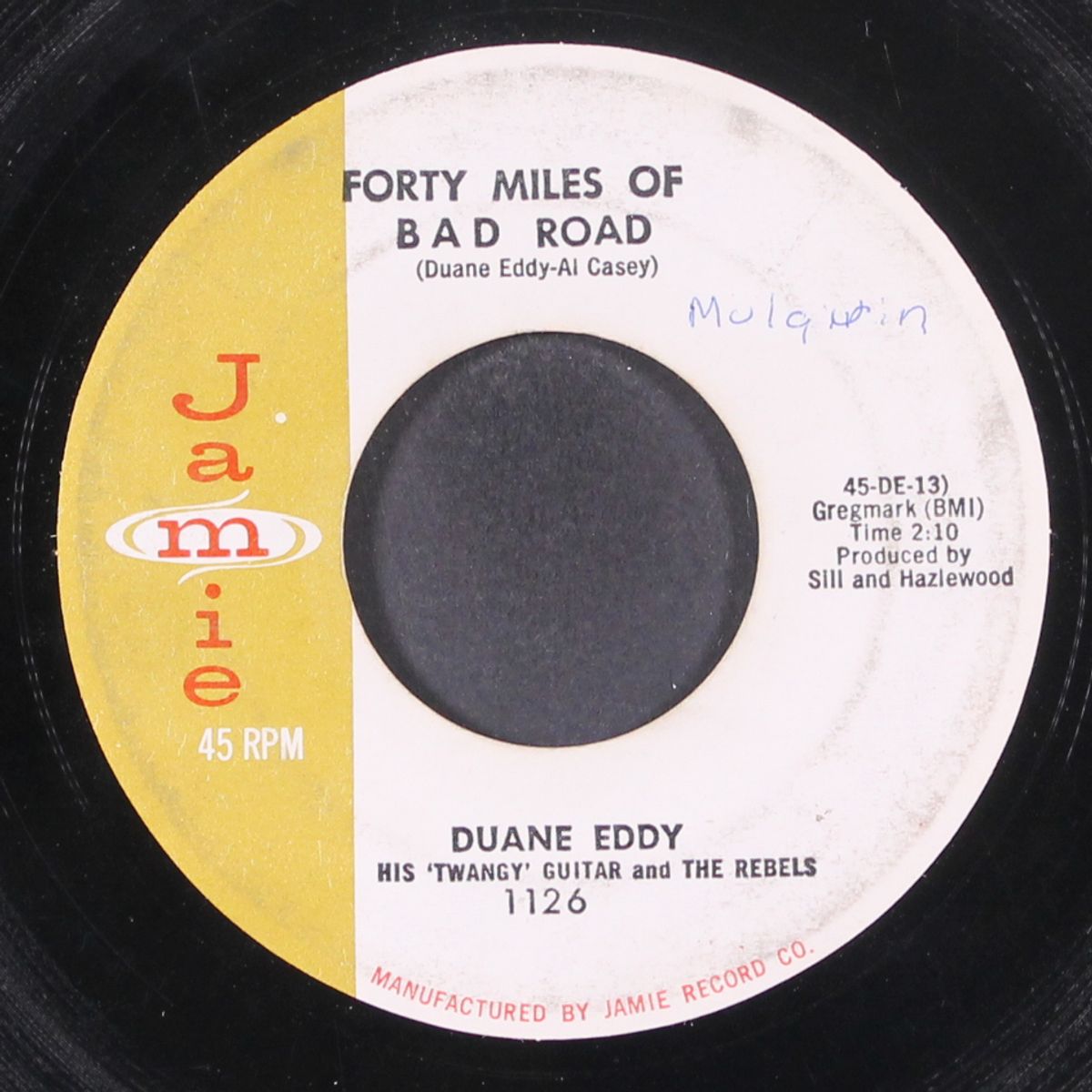 forty miles of bad road / the quiet three by DUANE EDDY