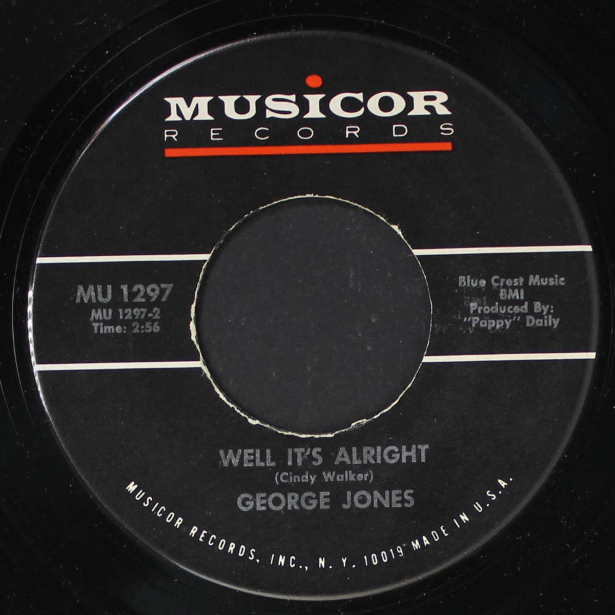 small time laboring man / well it's alright by GEORGE JONES