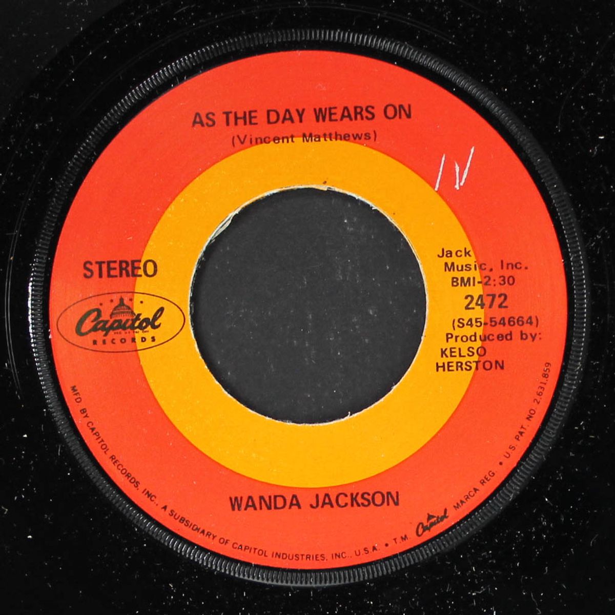 as the day wears on by WANDA JACKSON