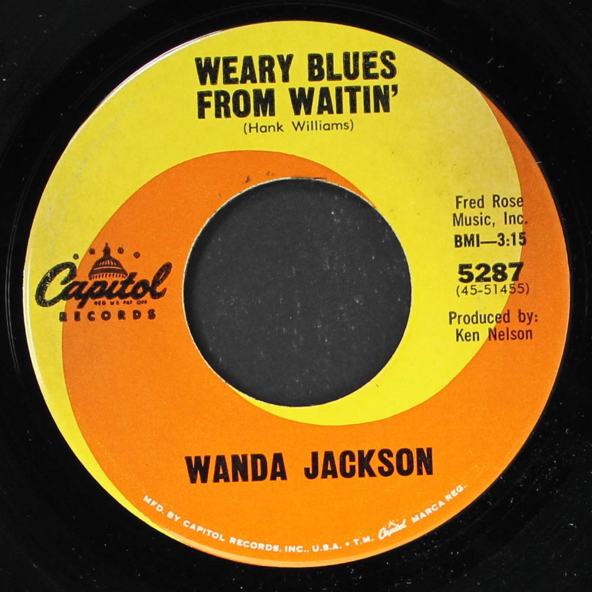 candy man / weary blues from waitin' by WANDA JACKSON