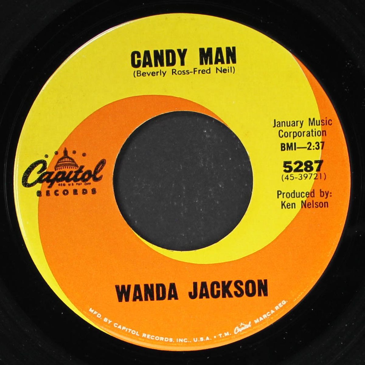candy man / weary blues from waitin' by WANDA JACKSON