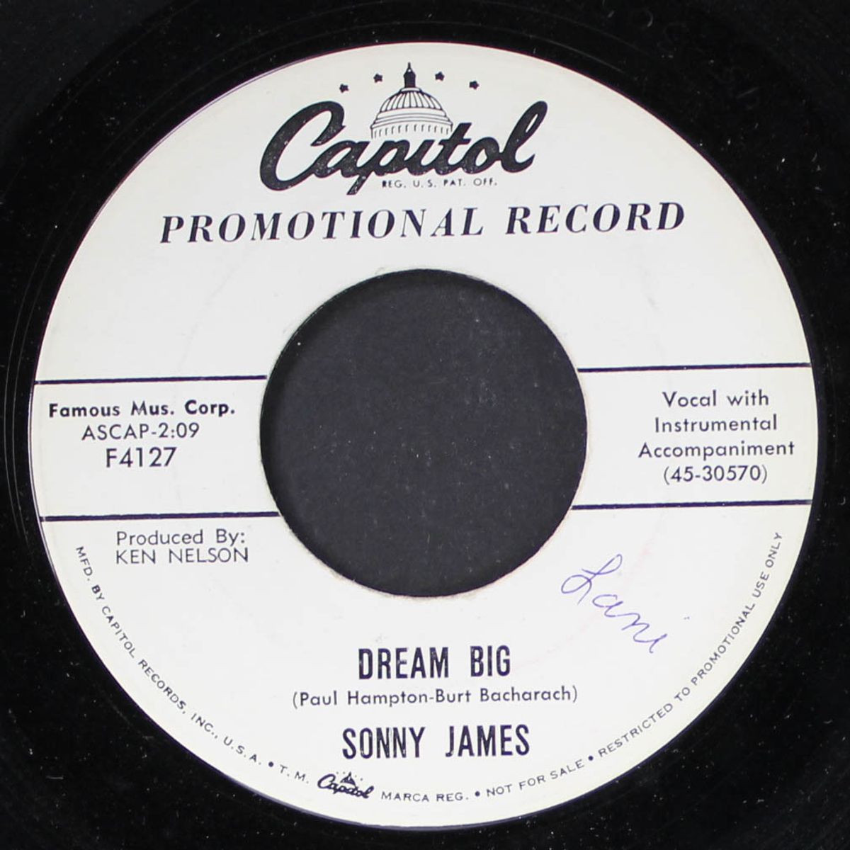 yo-yo / dream big by SONNY JAMES