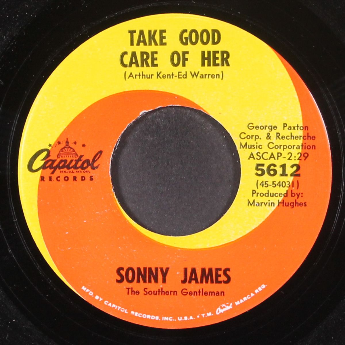 take good care of her by SONNY JAMES