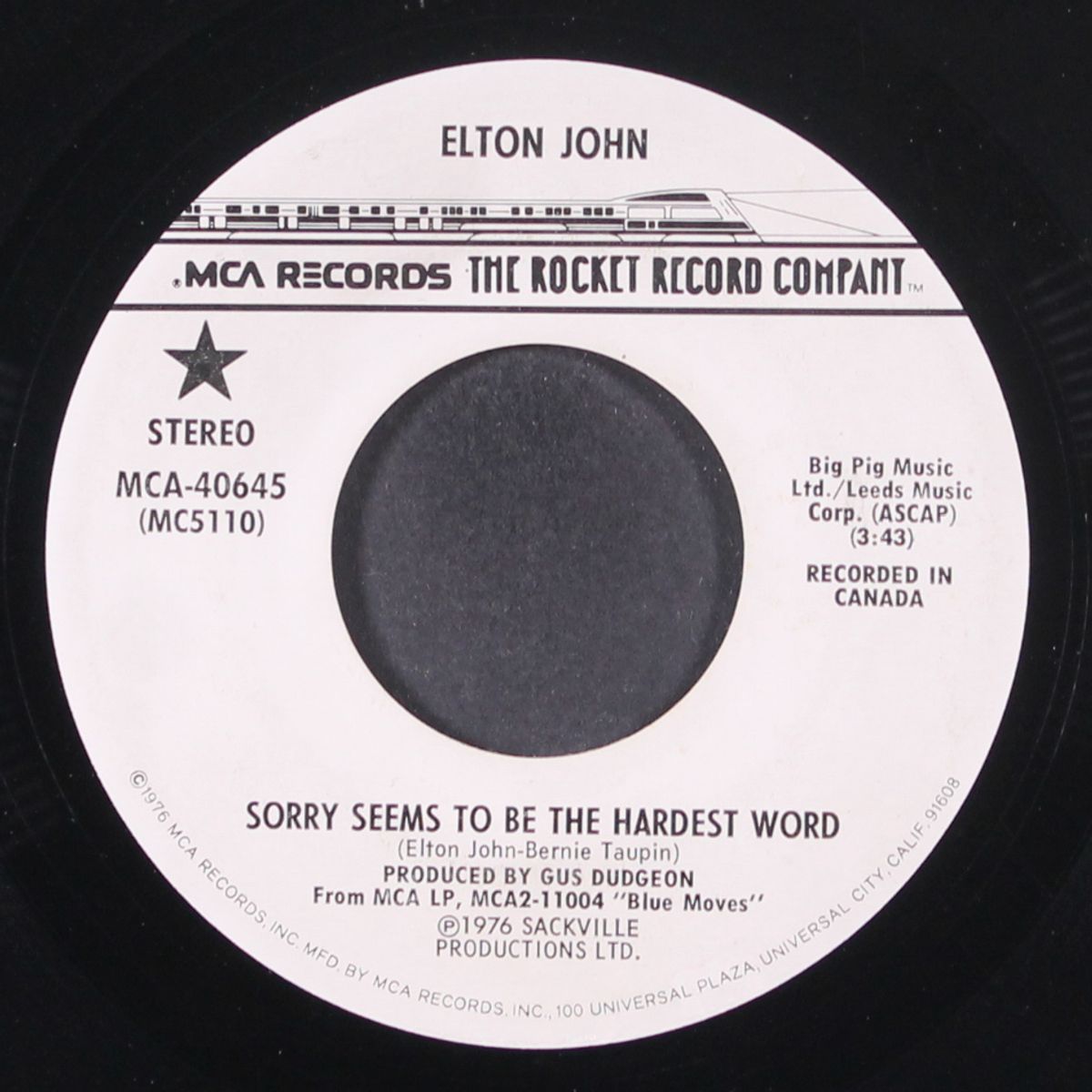 sorry seems to be the hardest word by ELTON JOHN