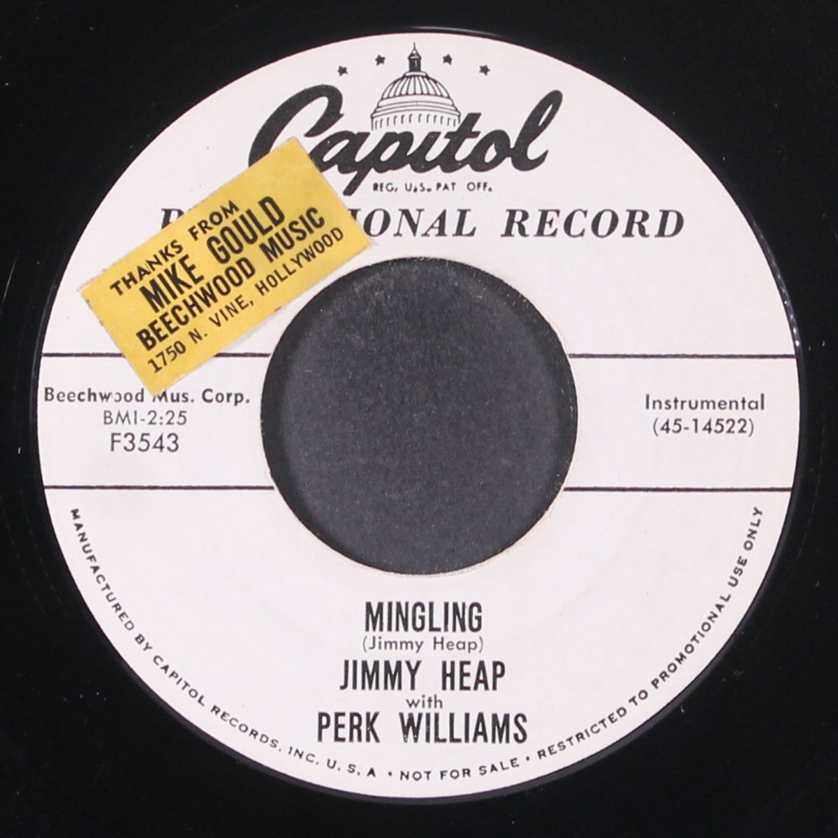 this song is just for you / mingling by JIMMY HEAP & PERK WILLIAMS