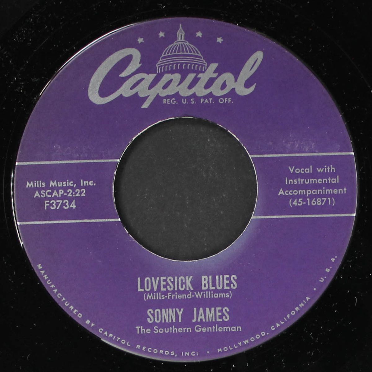 lovesick blues / dear love by SONNY JAMES