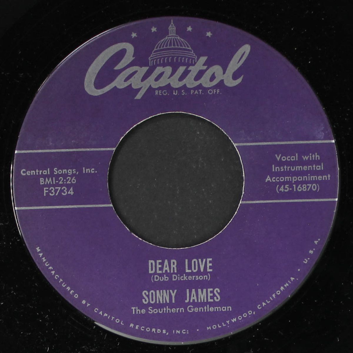 lovesick blues / dear love by SONNY JAMES