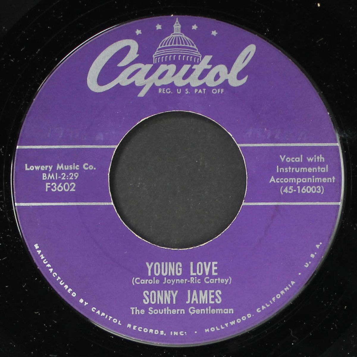 young love by SONNY JAMES