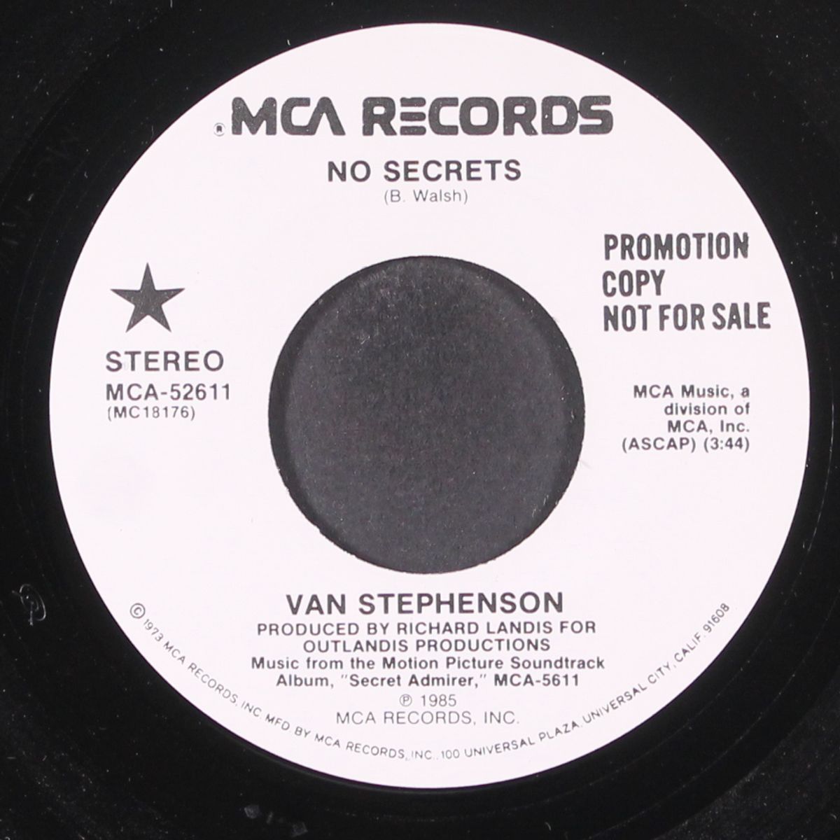 no secrets by VAN STEPHENSON