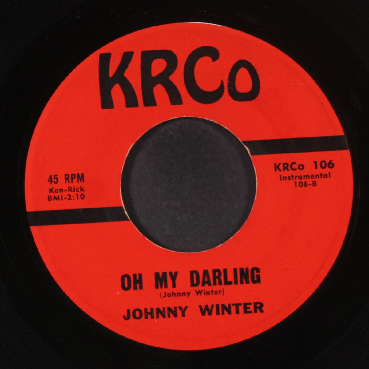 creepy / oh my darling by JOHNNY WINTER