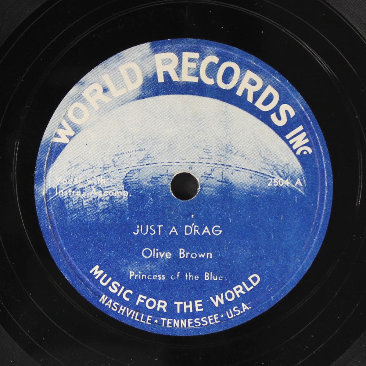 just a drag / i'm lonesome tonight by OLIVE BROWN