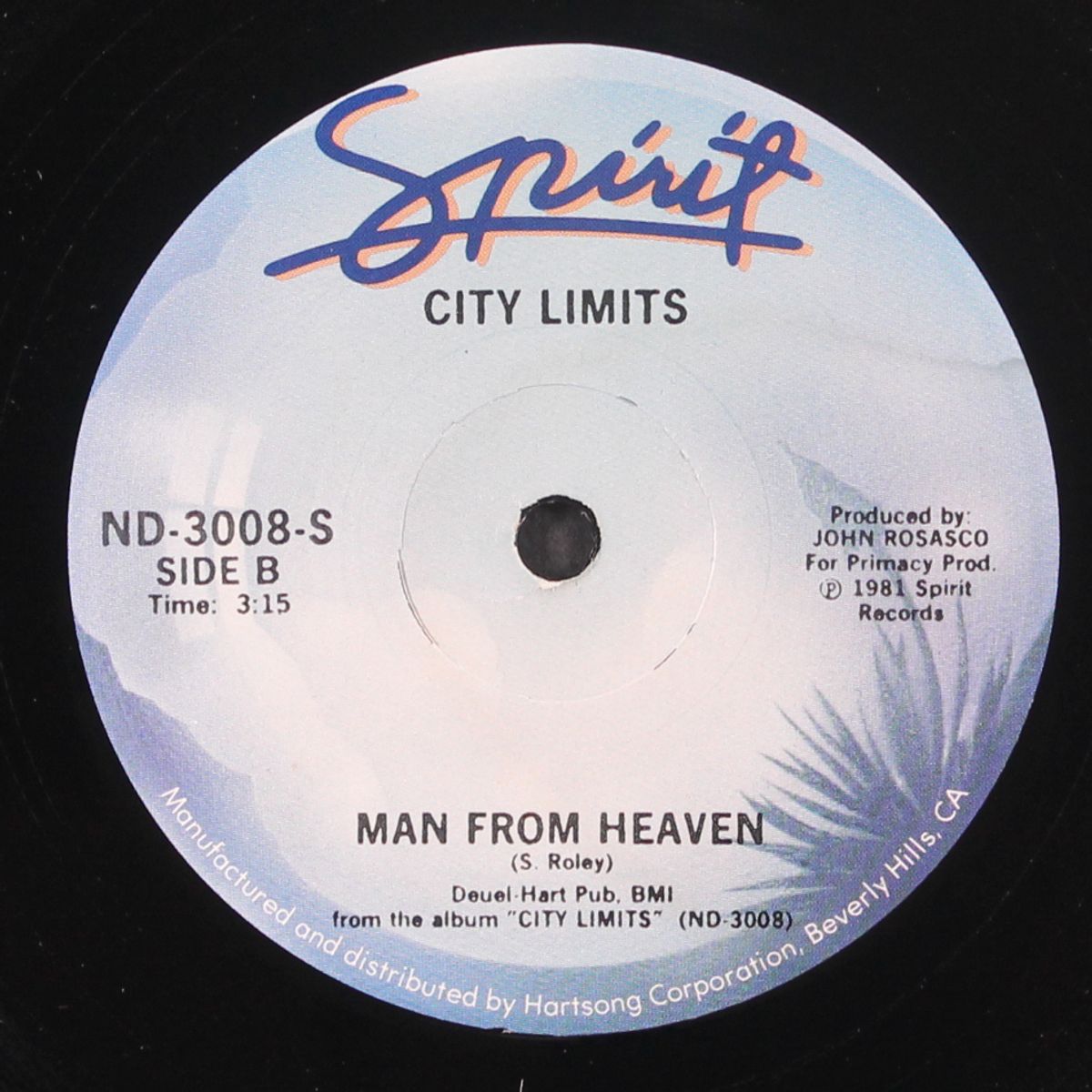 sacrificing love / man from heaven by CITY LIMITS