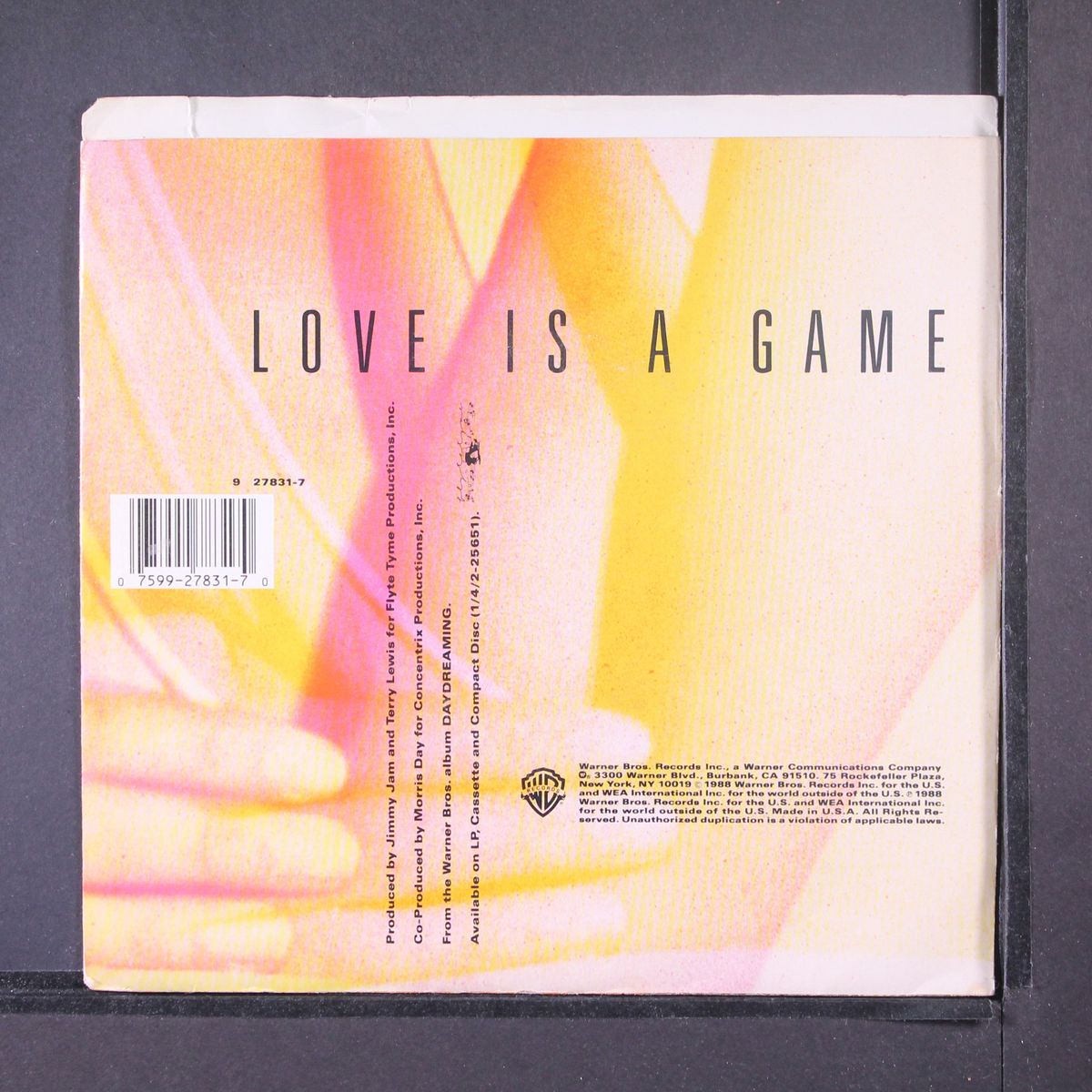 love is a game / don't wait for me by MORRIS DAY
