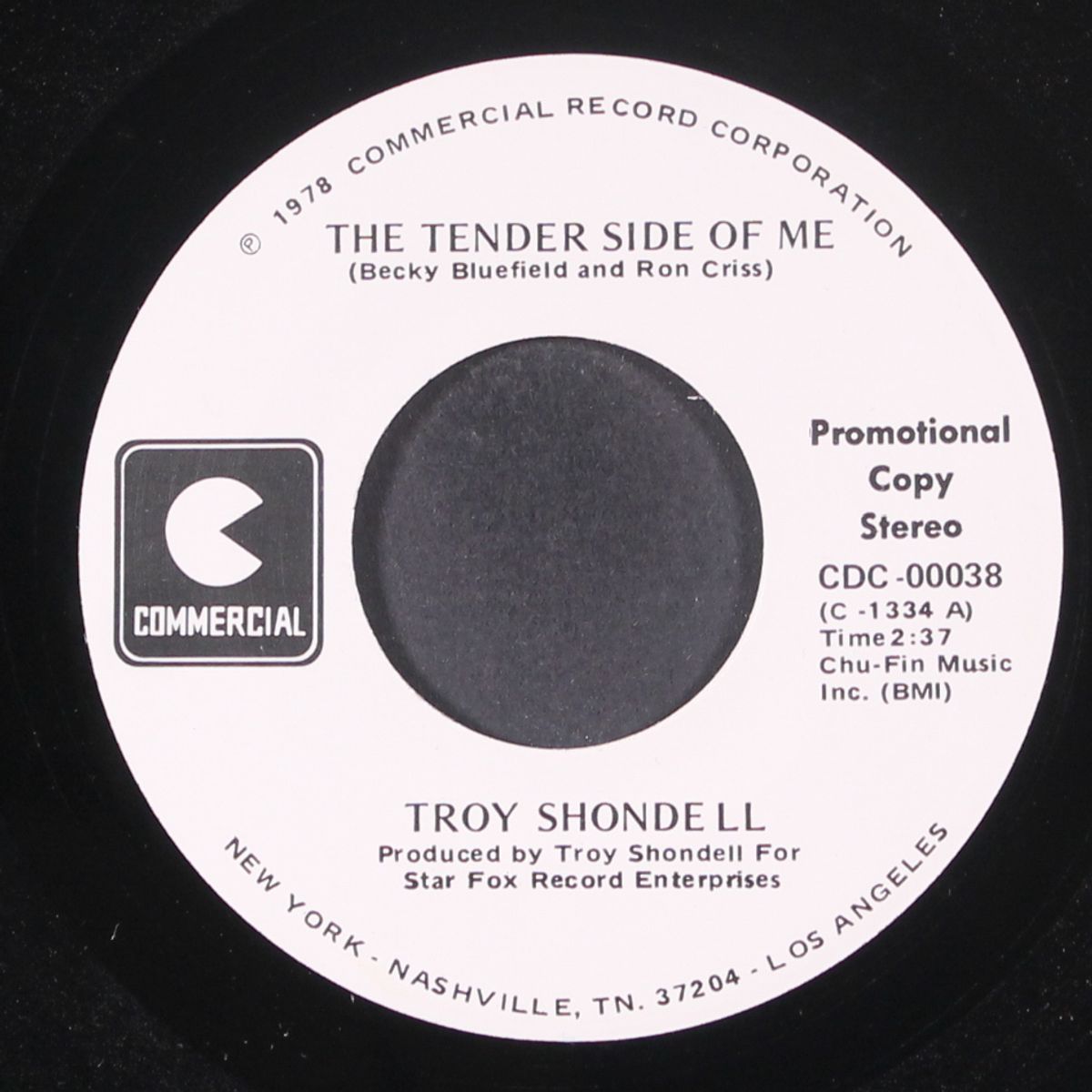 the tender side of me by TROY SHONDELL