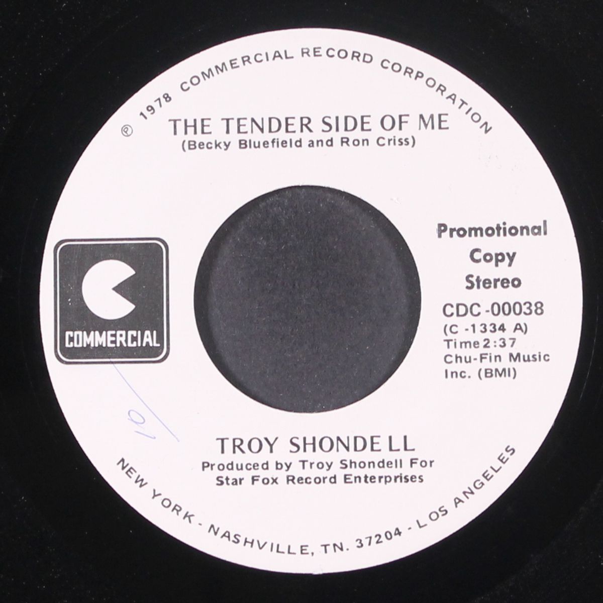 the tender side of me by TROY SHONDELL