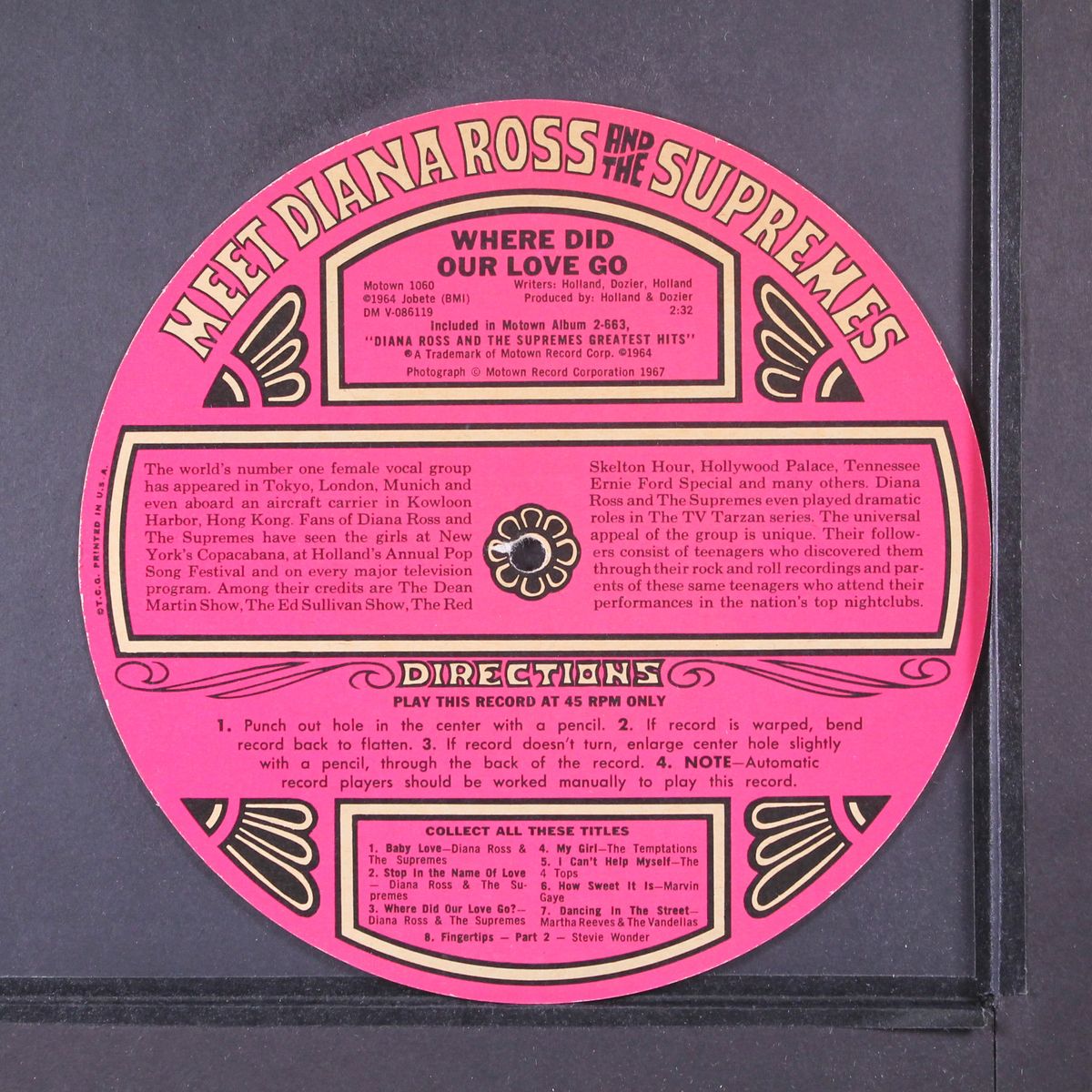 where did our love go / blank by DIANA ROSS & SUPREMES