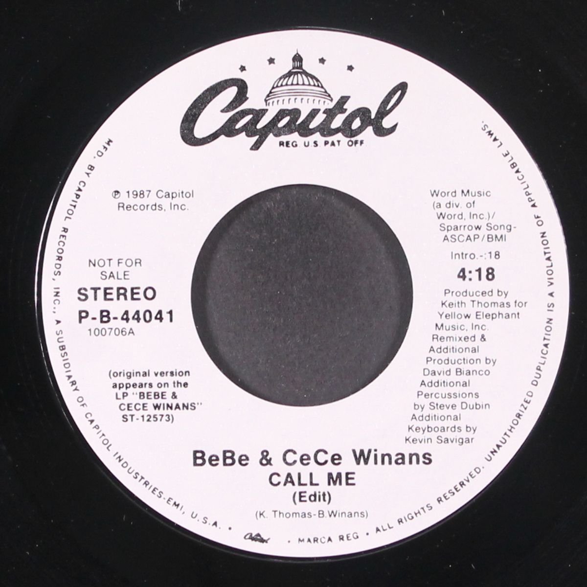 call me by BEBE & CECE WINANS