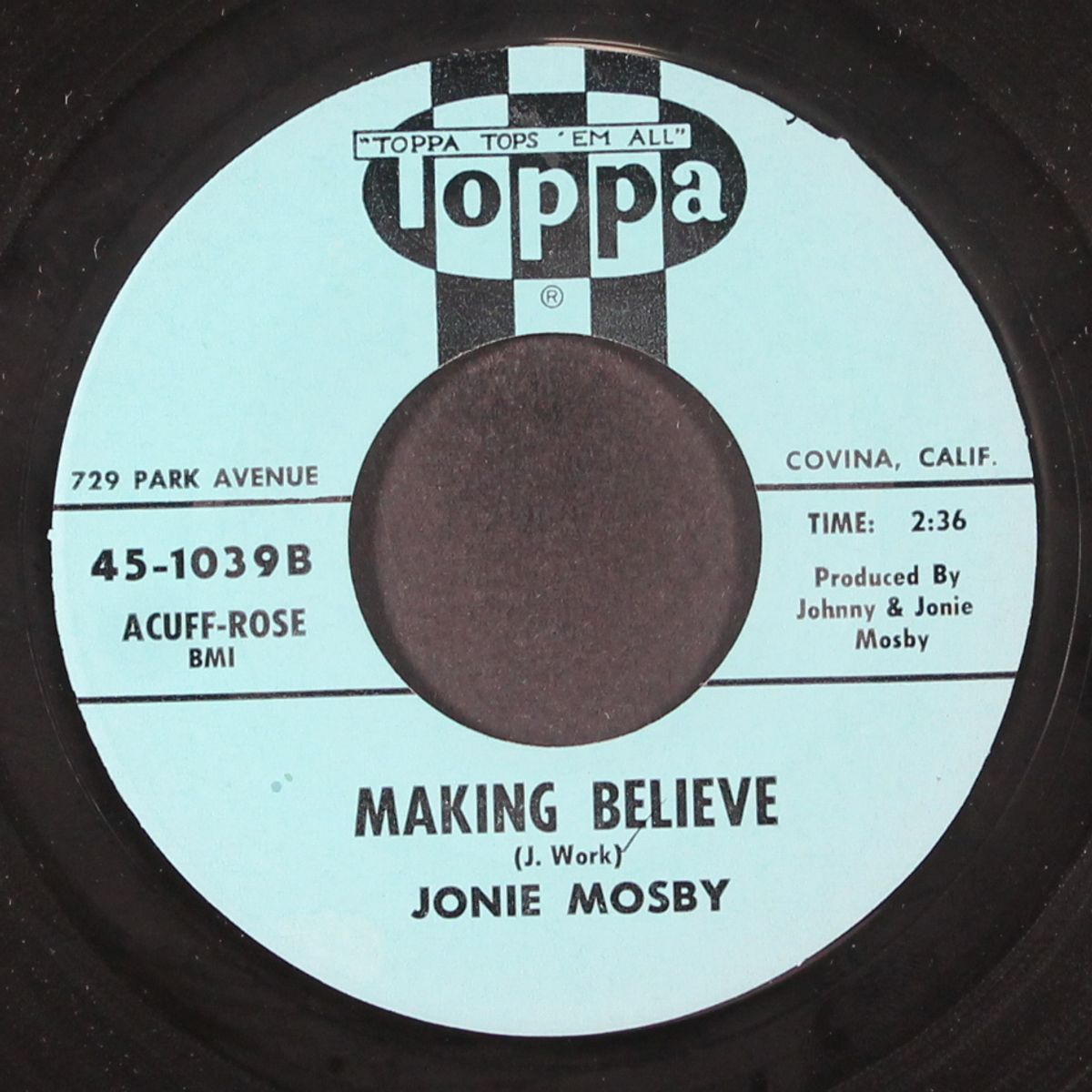 ain't you ever / making believe by JOHNNY & JONIE MOSBY