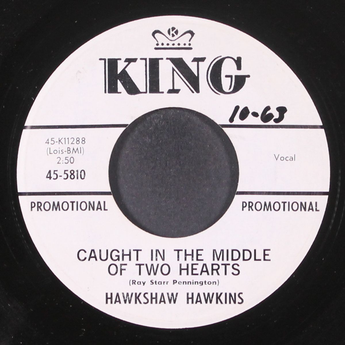 caught in the middle of two hearts by HAWKSHAW HAWKINS