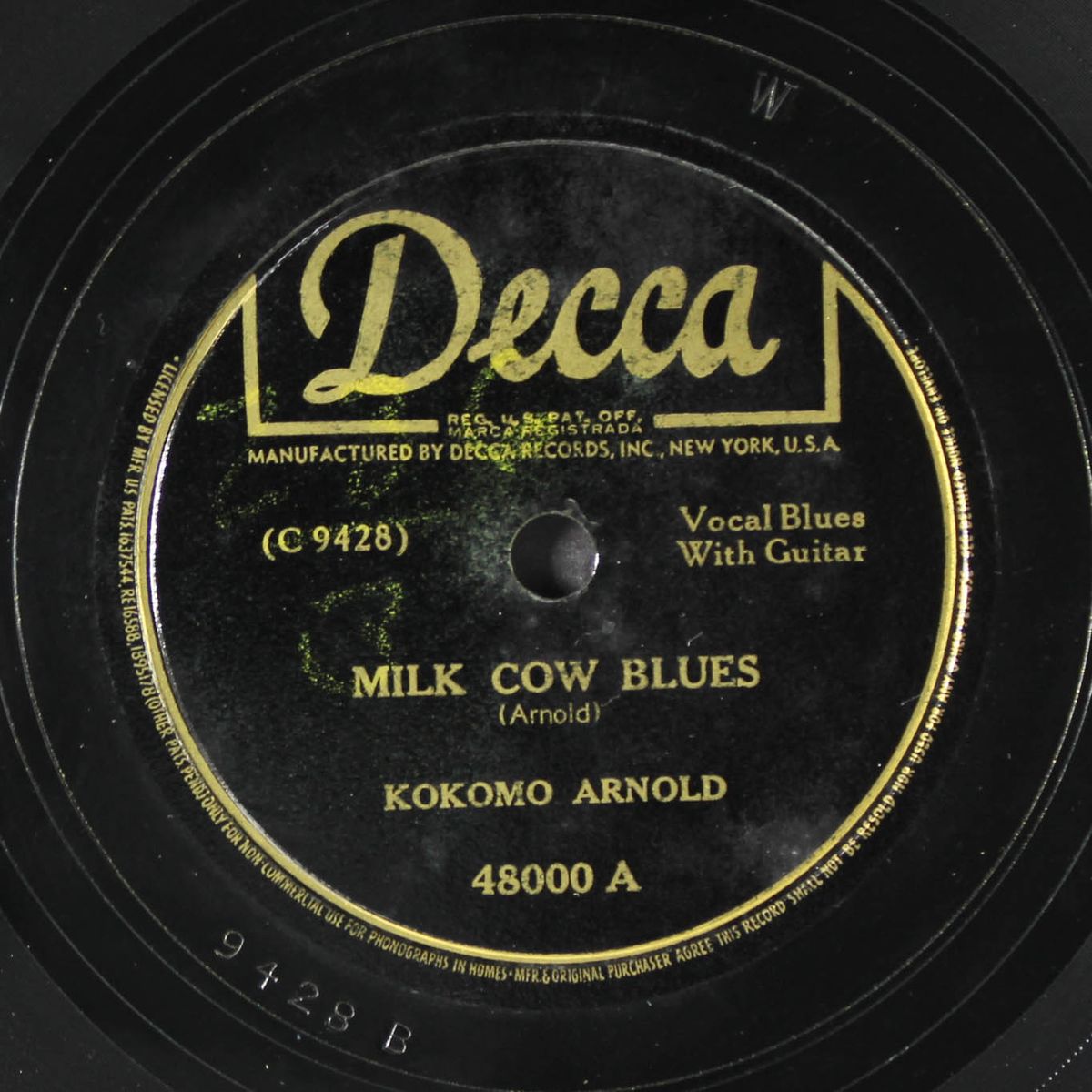milk cow blues / old original kokomo blues by KOKOMO ARNOLD