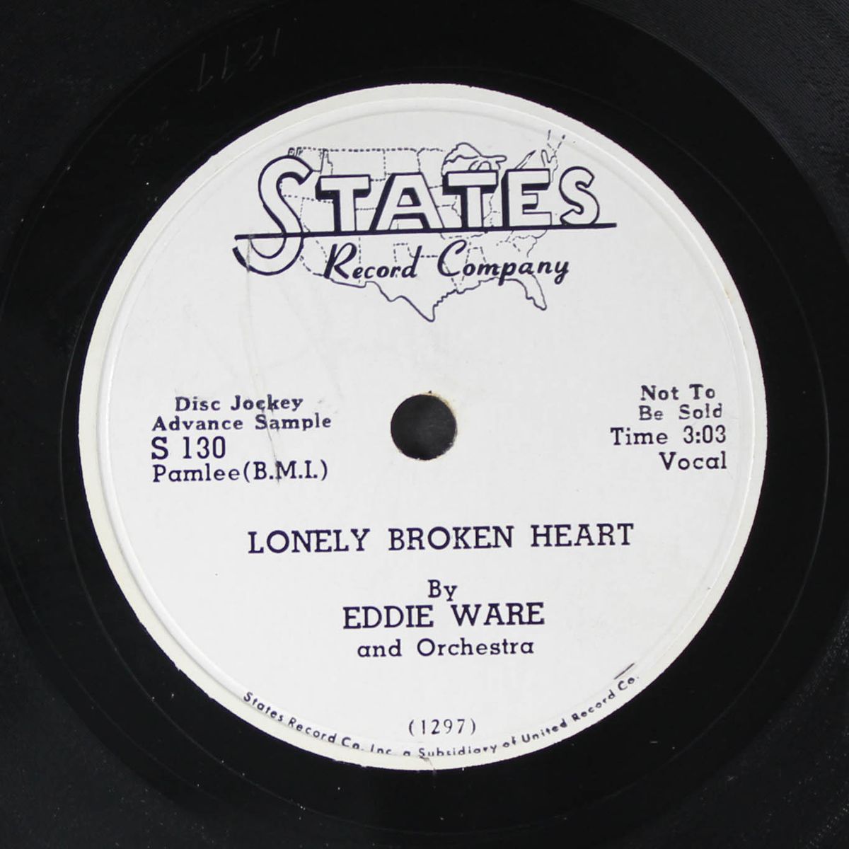 that's the stuff i like / lonely broken heart by EDDIE WARE