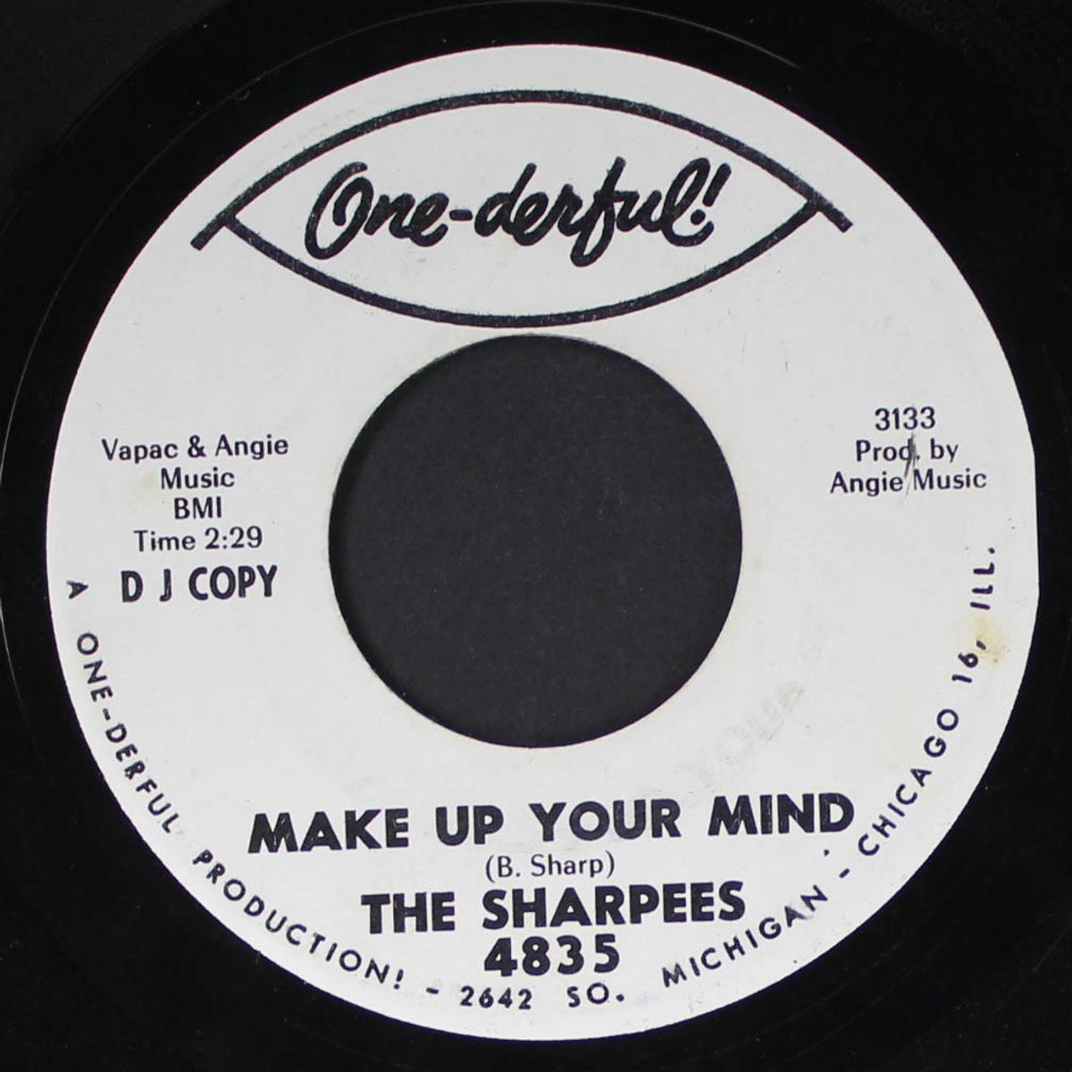 do the 45 / make up your mind by SHARPEES