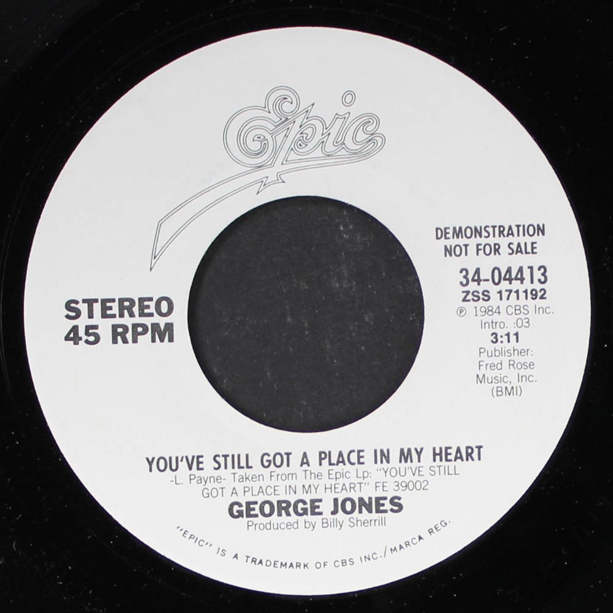 you've still got a place in my heart by GEORGE JONES