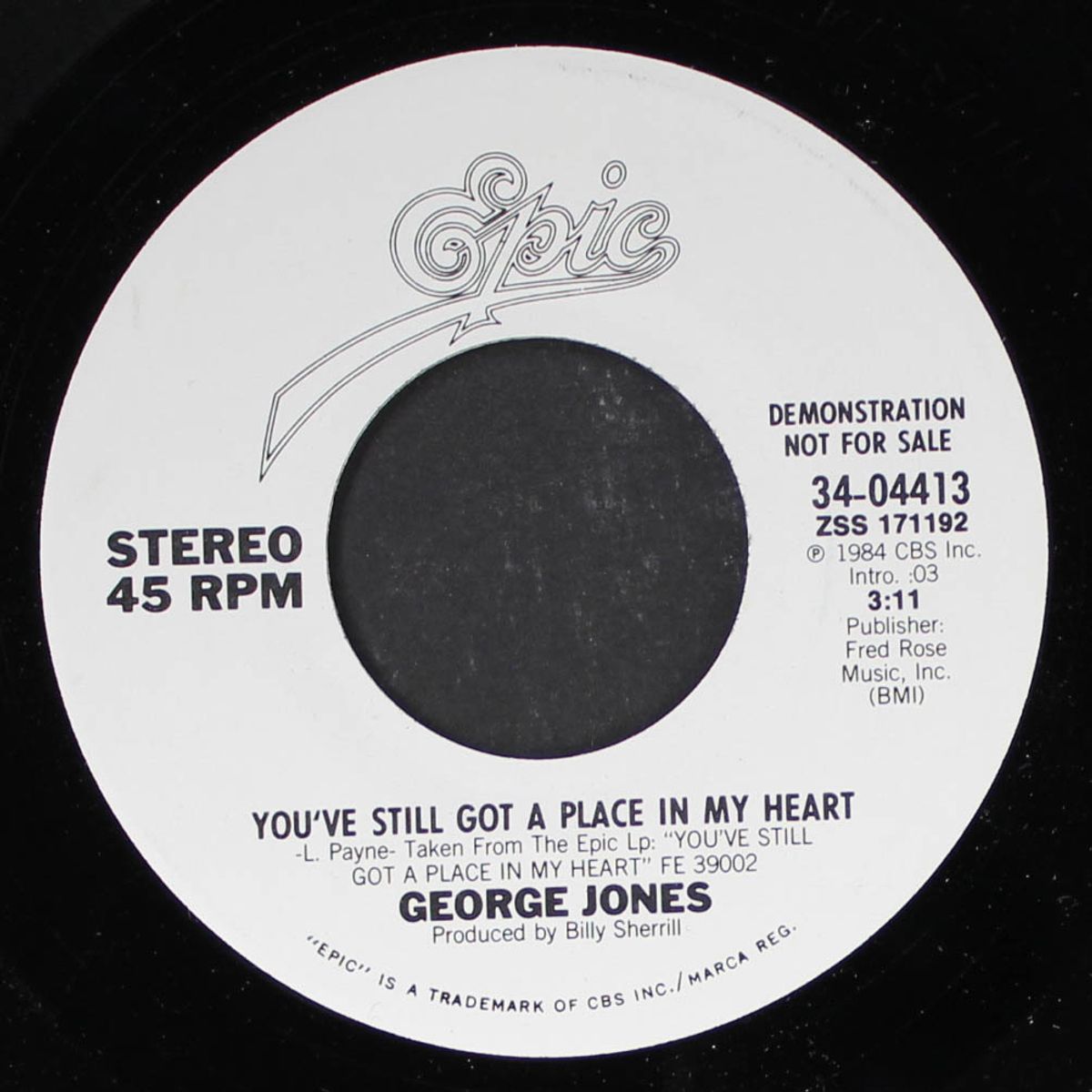 you've still got a place in my heart by GEORGE JONES