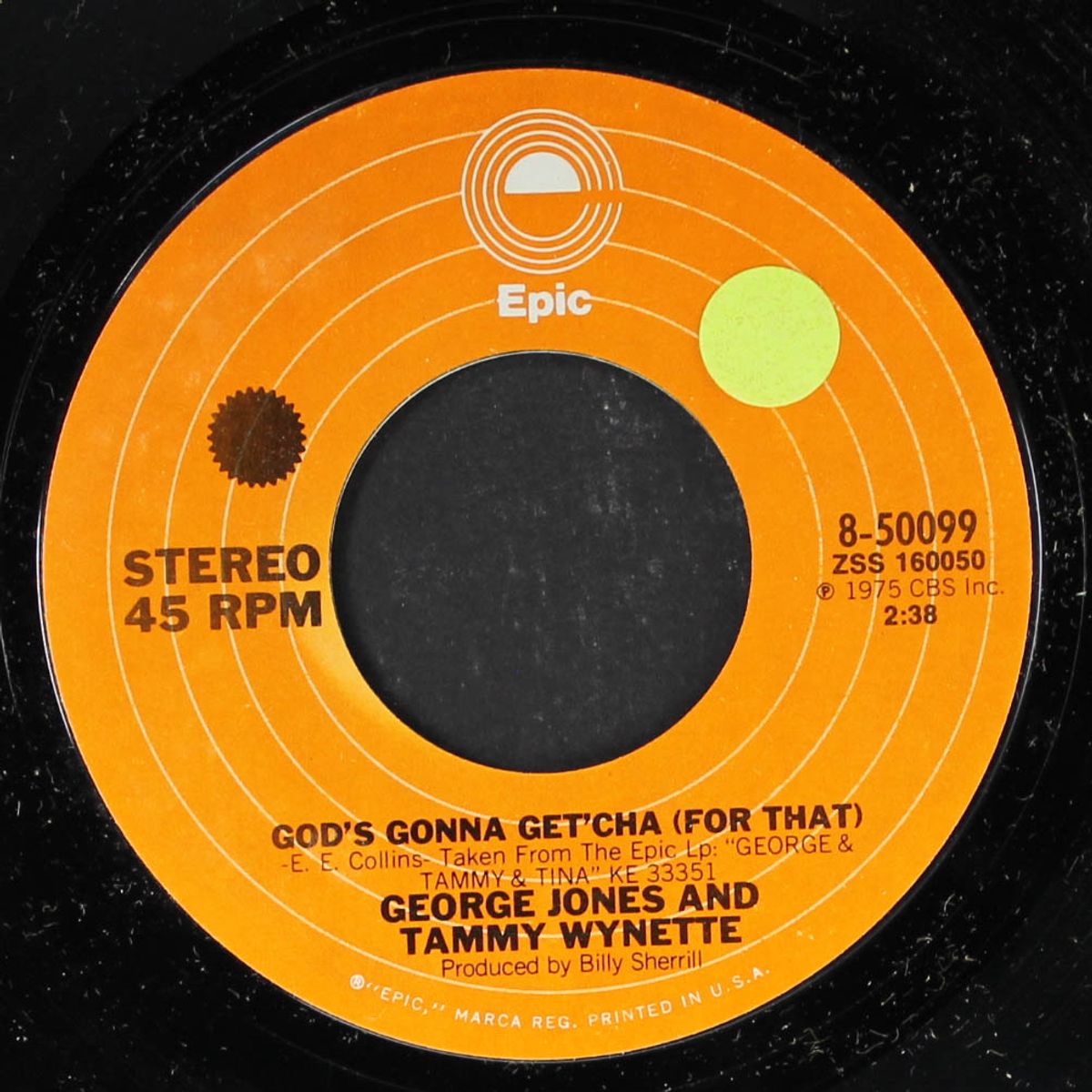 god's gonna get'cha by GEORGE JONES & TAMMY WYNETTE