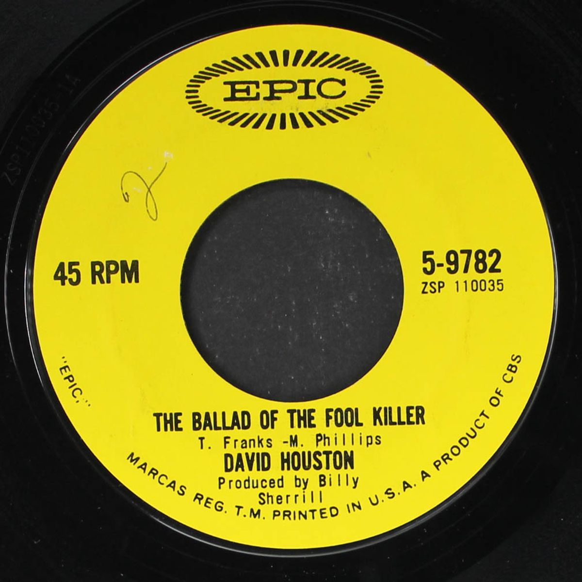 the ballad of the fool killer / rose-colored glasses by DAVID HOUSTON