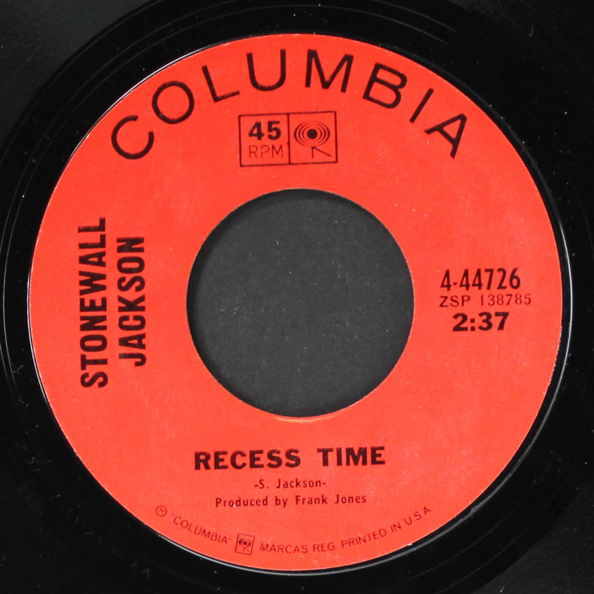 somebody's always leaving / recess time by STONEWALL JACKSON