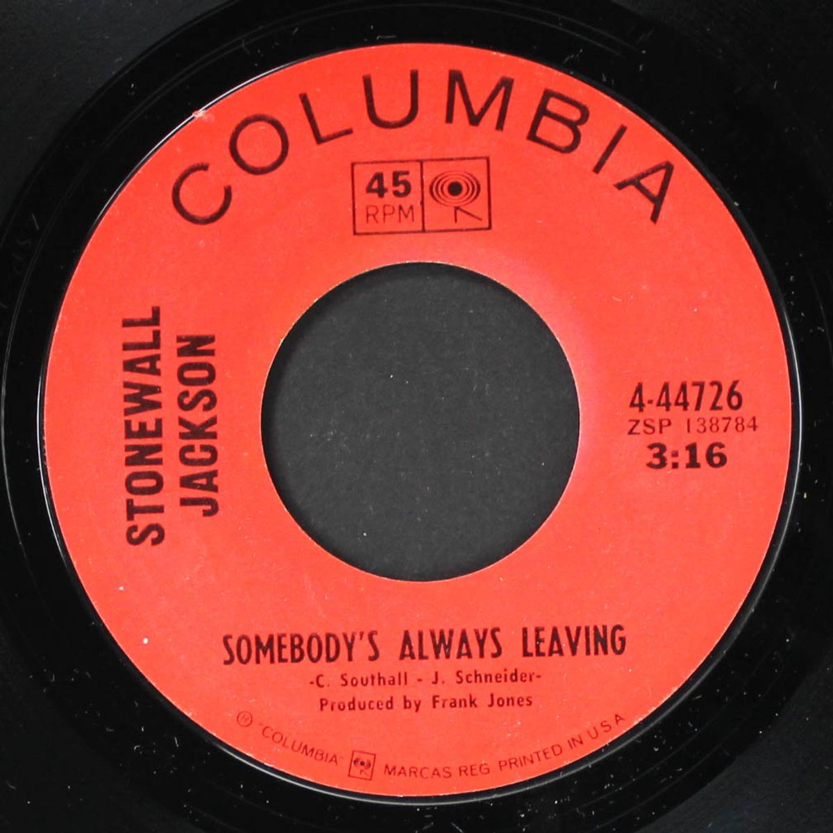 somebody's always leaving / recess time by STONEWALL JACKSON