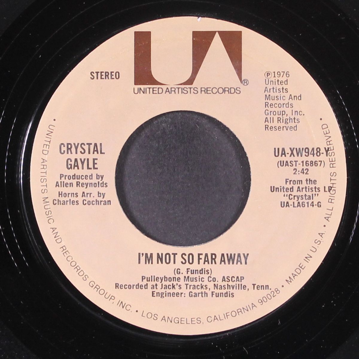 i'll do it all over again / i'm not so far away by CRYSTAL GAYLE