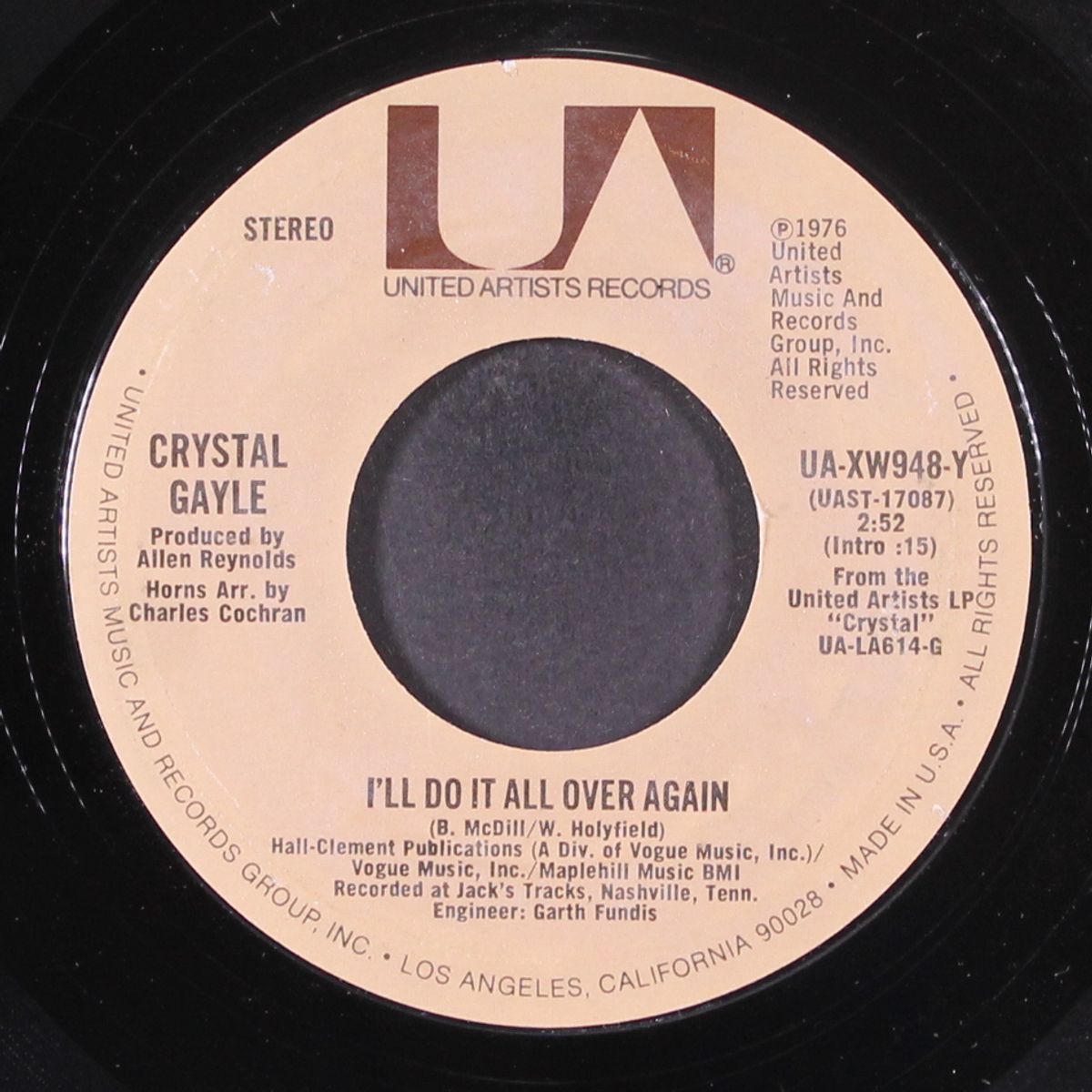 i'll do it all over again / i'm not so far away by CRYSTAL GAYLE