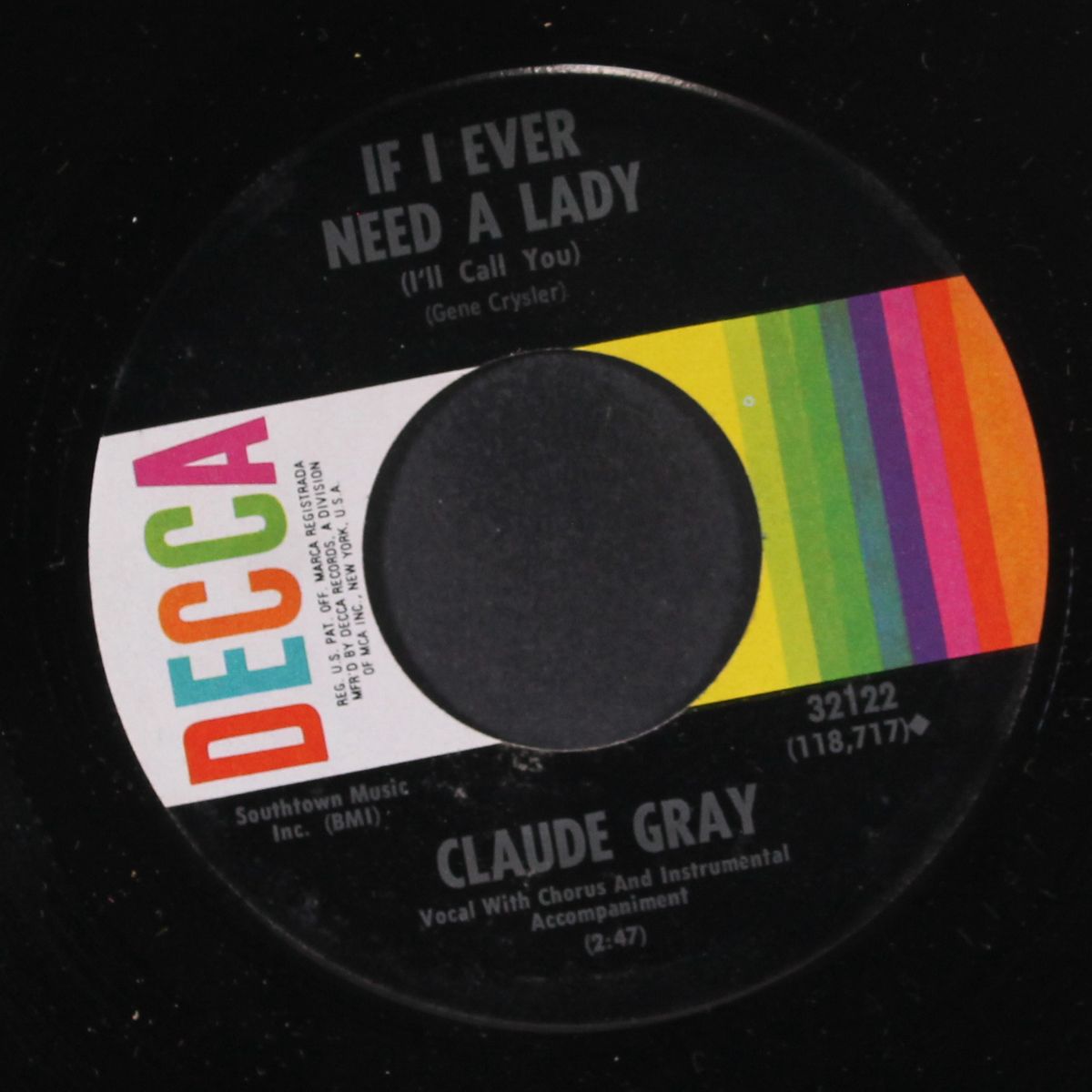 because of him by CLAUDE GRAY